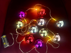 2 Metre 10 Led Pilli 2 Kademeli Parlak Top Led