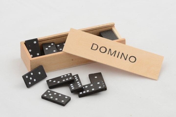 Ahşap Kutulu Domino Alk4019