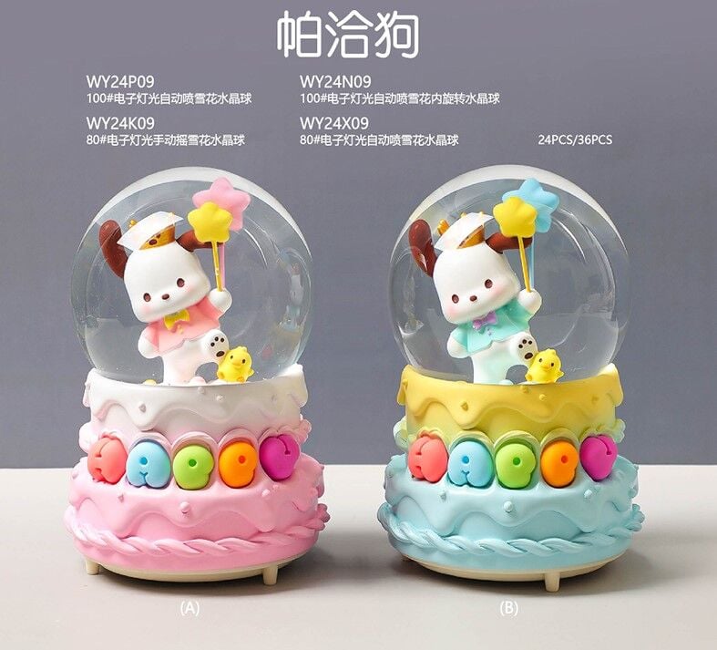 Işıklı Müzikli Orta Boy Kar Küresi