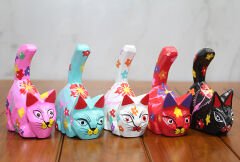 Ahşap 5'li Kedi Seti Model 4