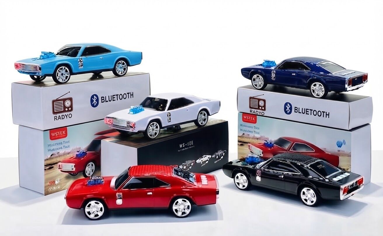 Araba Şekilli Radyo Kablosuz Bluetooth Hoparlör