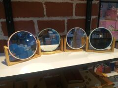 Ahşap Ayaklı Makyaj Aynası