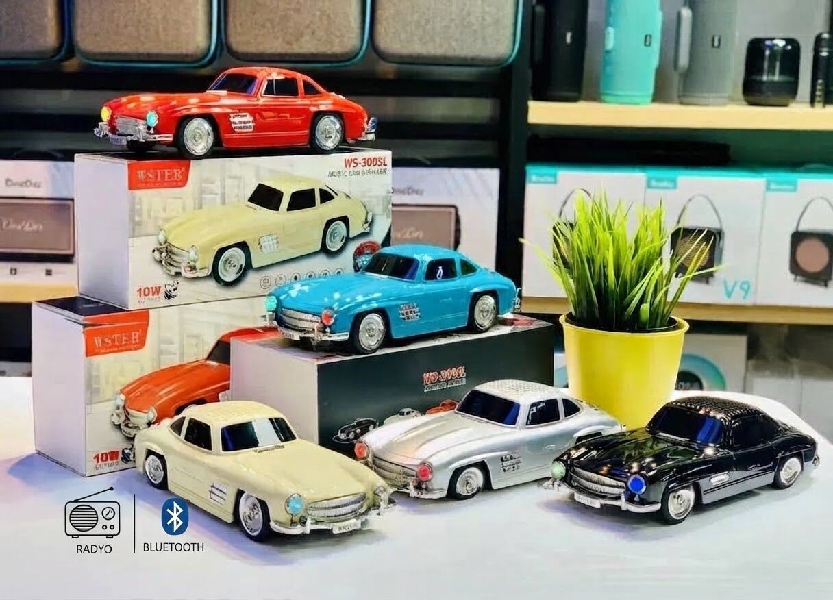 Araba Şekilli Radyo Kablosuz Bluetooth Hoparlör
