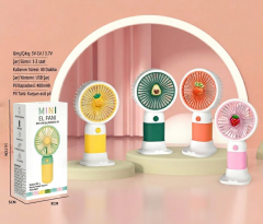 Taşınabilir Şarjlı El Fanı Masa Üstü Telefon Tutmalı