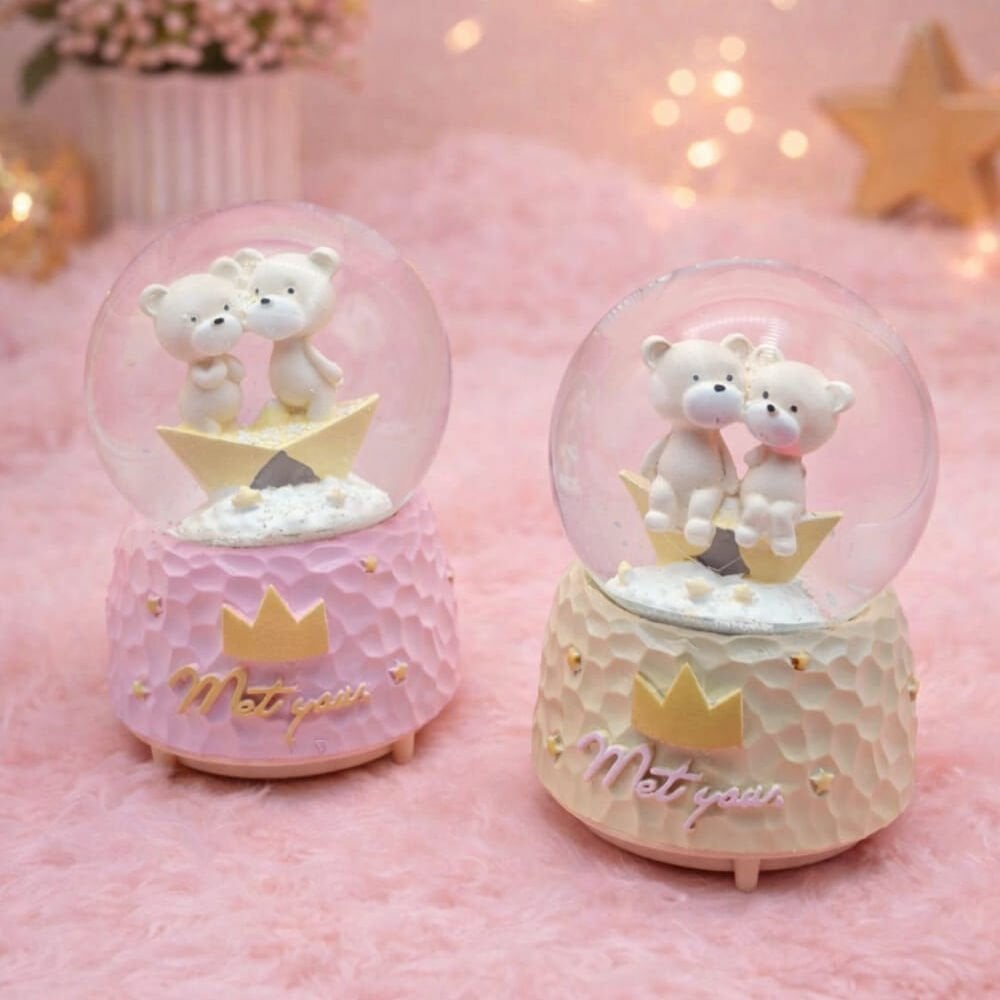 Toptan Sevimli Ayıcık Büyük Kar Küresi