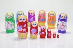 6'lı Ahşap Matruşka Seti