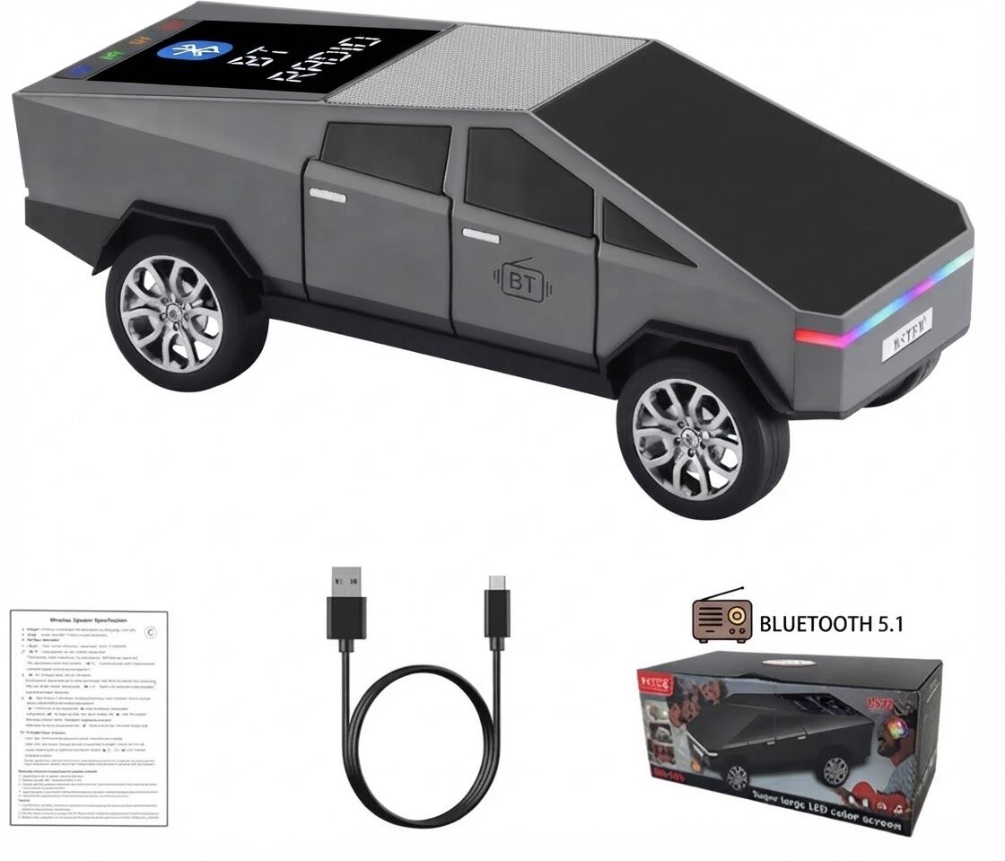 Araba Şekilli Radyo Kablosuz Bluetooth Hoparlör