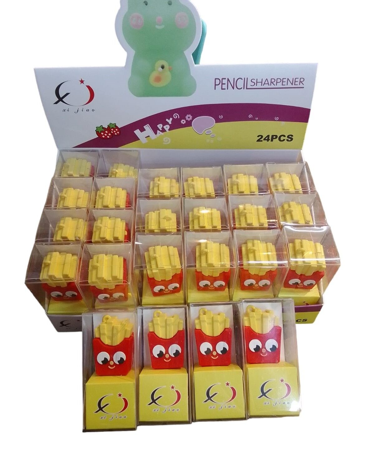 Patates Kızartması Şeklinde Kalem Tıraş 24 Adet