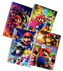 Süper Mario Defter 60 Yaprak 8 Adet