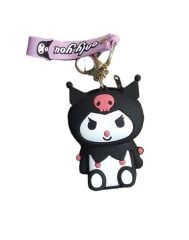 Kuromi Silikon Anahtarlıklı Çanta 12 Adet