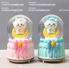 Işıklı Müzikli Püskürtmeli Büyük Boy Kar Küresi