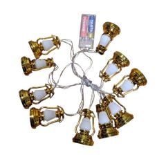 Ramazan Kandili 10'lu Işık 2 Metre Pilli  2 Kademeli