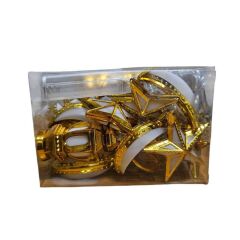 Ramazan Kandili Ay Yıldız 20'li Işık 2 Metre Pilli 2 Kademeli