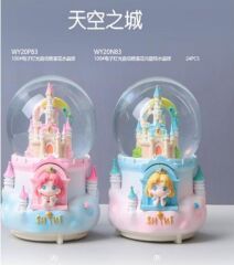 Işıklı Müzikli Püskürtmeli Büyük Boy Kar Küresi