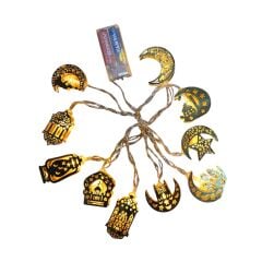 Ramazan Figürleri 2 Metre 10’lu Işıklı Pilli, 2 Kademeli Led