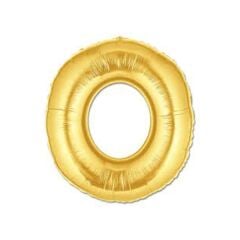 Altın Sarısı Folyo O Harfi Balon 1 Metre