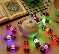 Ramazan Kandili 20'li 4 Metre Pilli Rgb