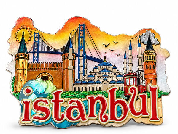 İstanbul Temalı Silikon Buzdolapı Süsü Magnet Alk5941