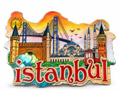İstanbul Temalı Silikon Buzdolapı Süsü Magnet Alk5941