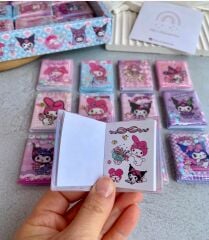 48 Adet Karakterli Stickerli Defter