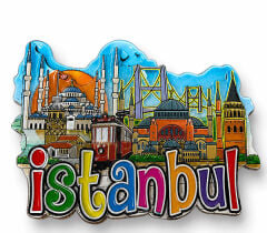 İstanbul Temalı Silikon Buzdolapı Süsü Magnet Alk5944