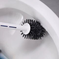 Deterjan Hazneli Silikon Tuvalet Fırçası