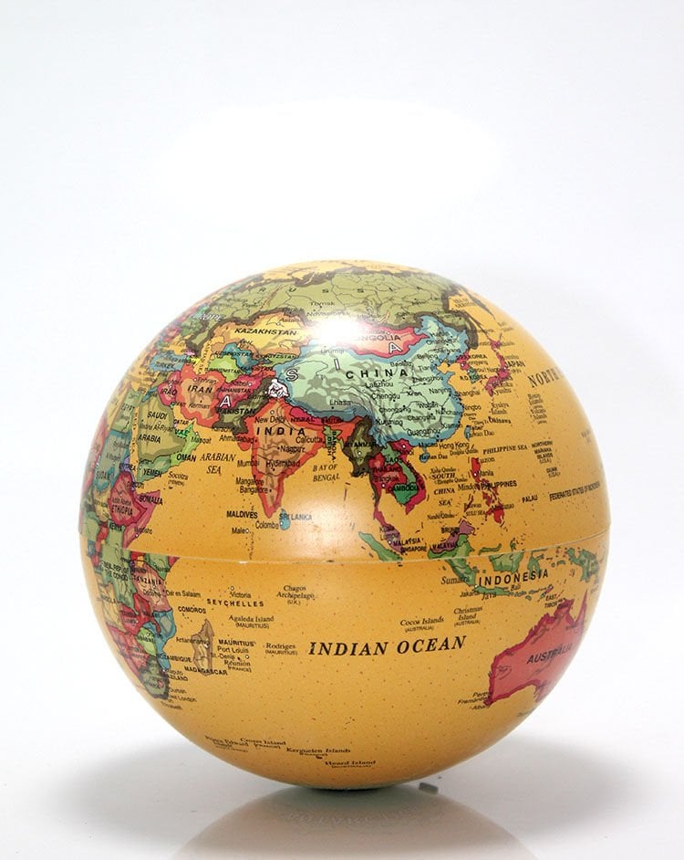 Masa Üstü Dönen Dünya Küre