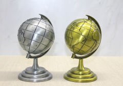 Metal Dünya Küre Model 1