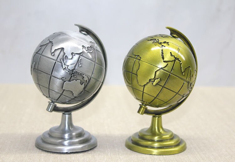 Metal Dünya Küre Model 2