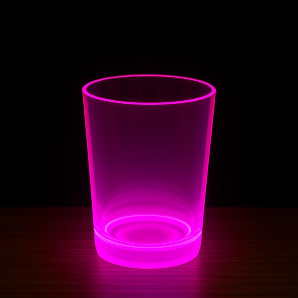 PartyGlow Neon Pembe Bardak 8.5 x 10.5 cm