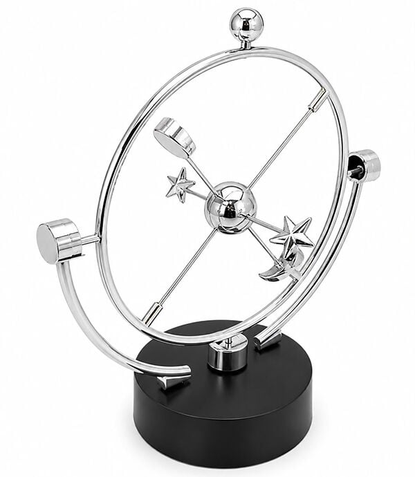 Masa Üstü Kinetik Denge Dekoru Hareketli Metal Obje Alk5390