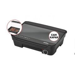 Sinbo Elektrikli Izgara Cam Kapaklı