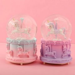 Toptan Orta Boy Unicorn Kar Küresi