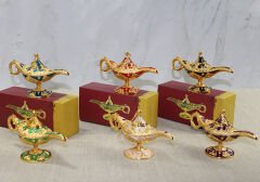 Mineli Metal Alaaddin Lambası Model 4