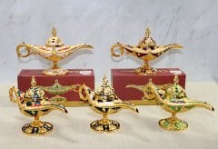 Mineli Metal Alaaddin Lambası Model 5