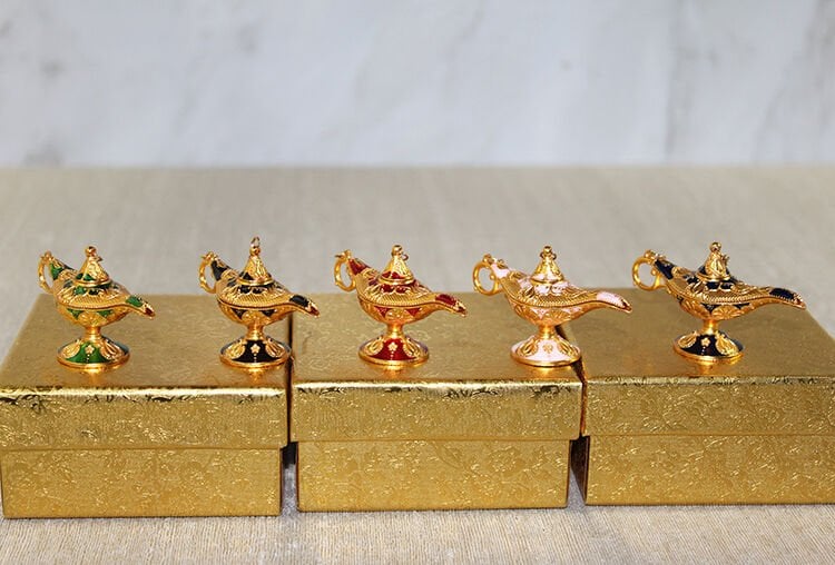 Mineli Metal Alaaddin Lambası Model 6