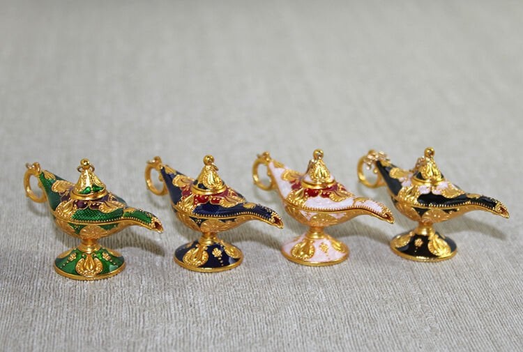Mineli Metal Alaaddin Lambası Model 7