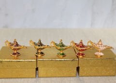 Mineli Metal Alaaddin Lambası Model 8