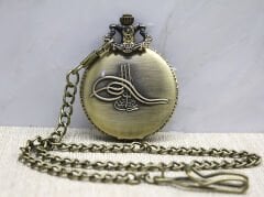 Osmanlı Tuğralı Köstekli Saat