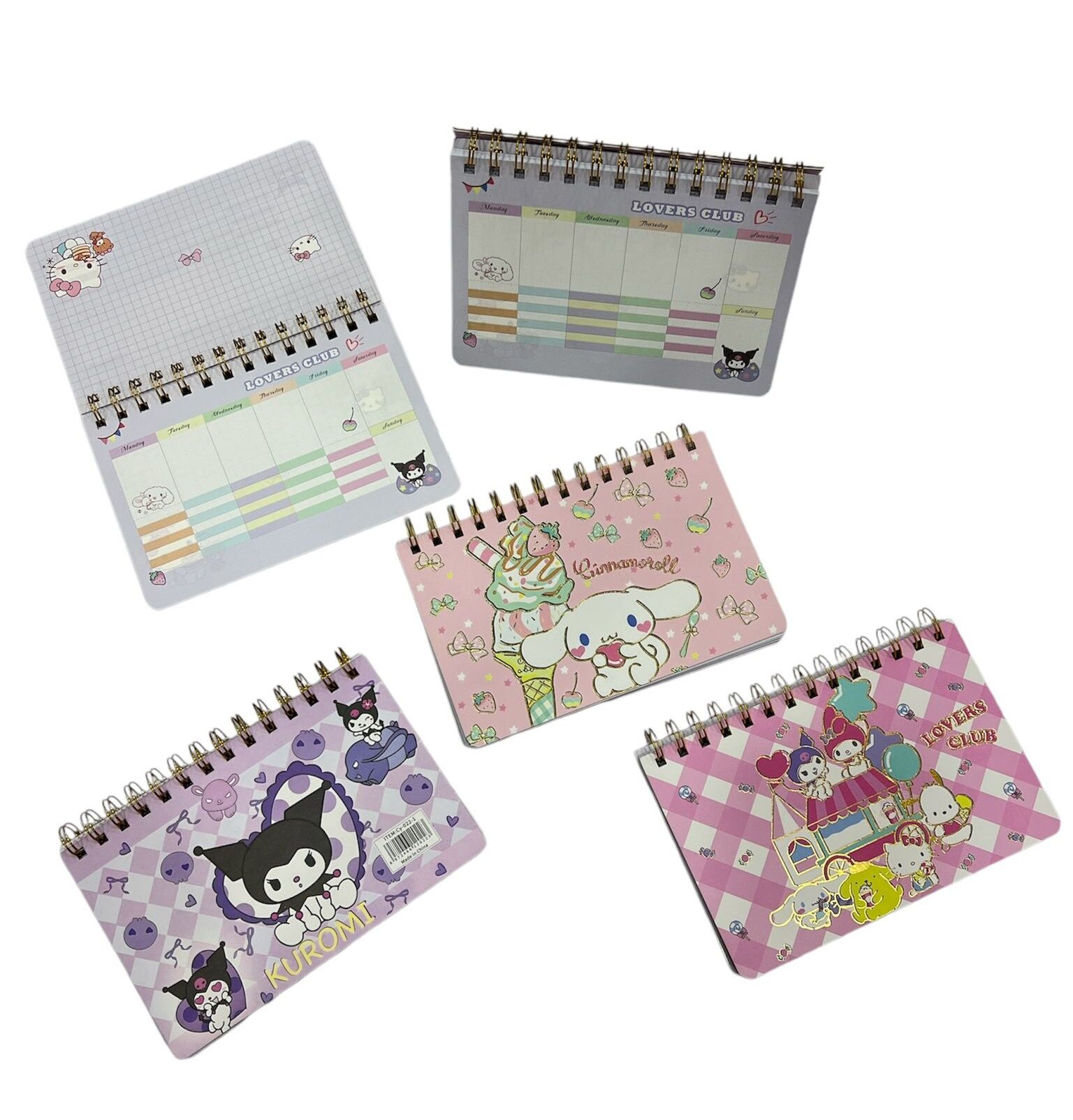 Karakterli Defter Seti 10 Adet