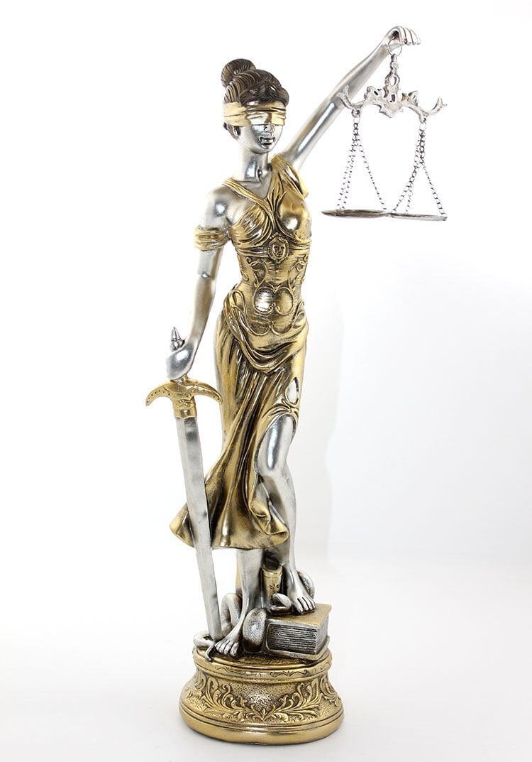 Polyester Adalet Figürü  Model 2