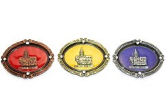 İstanbul Temalı Metal Magnet Galata Kulesi Kabartmalı