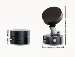 Mıknatıslı Katlanabilir Telefon Tutucu - Torpido ve Cam Uyumlu