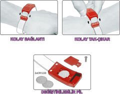 Festival & Parti LED Bileklik 3 Farklı Mod Işıklı 1 Adet