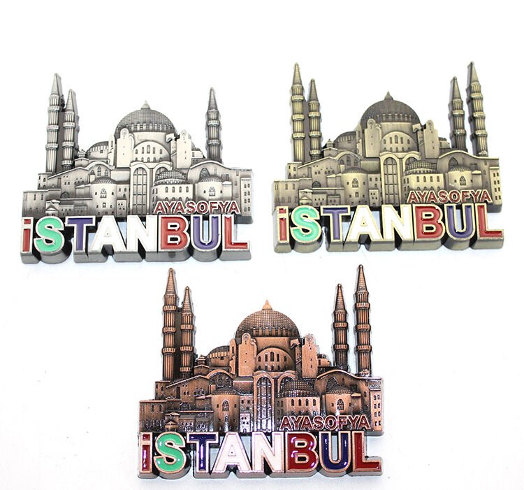 İstanbul Temalı Metal Magnet Model 6