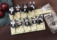 Köpekli Dekoratif Resim Mandalı 12 Paket (120 Adet)