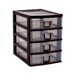 Mini 4 Çekmeceli Komidin Organizer