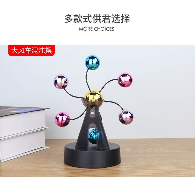 Renkli Dönen Denge Topu