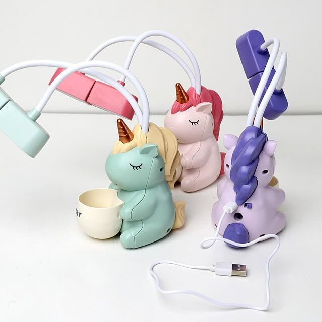 Unicorn Tasarımlı Şarjlı Masa Lambası