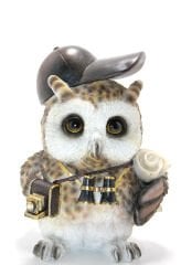 Steampunk Polyester Baykuş Figürü Model 2